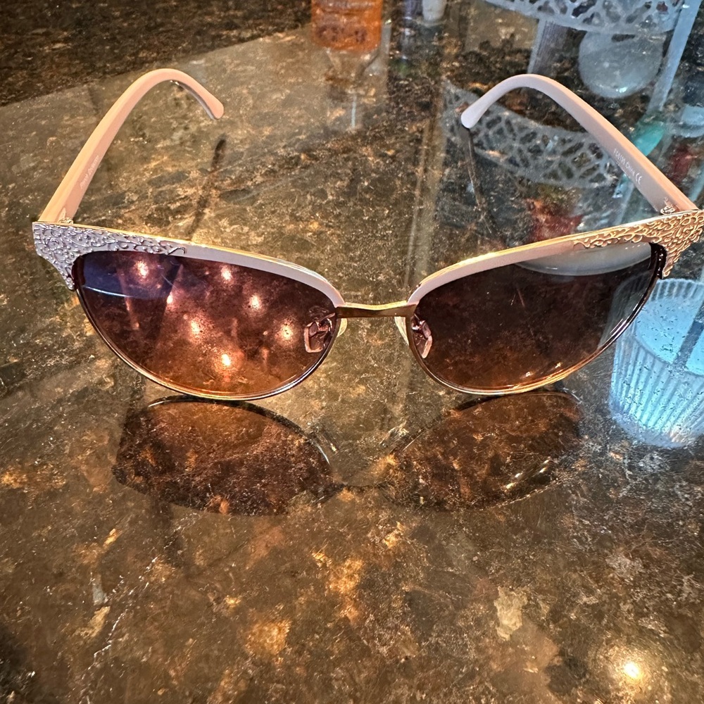 Pink gold sunglasses